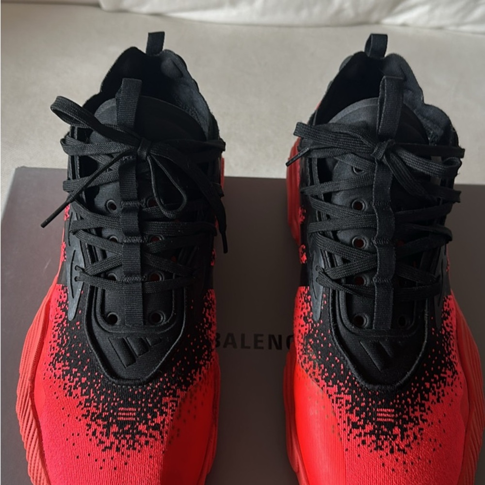 Adidas Trae Young Men's Red and Black Sneakers